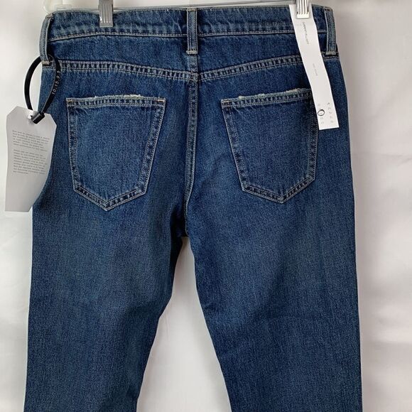 Current Elliott The Fling “1 year worn Rig” mid rise Boyfriend blue jeans. NWT - Picture 10 of 16